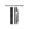 3 In One Waterproof Eyebrow Pencil Powder Brush Lasting Color Natural