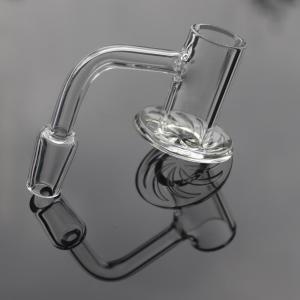 Pure Glass Cyclone Quartz Banger Tabacco Glass Bongs 18mm