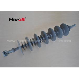 China Professional 69kv Composite Long Rod Insulator Ball / Socket Connection Way supplier