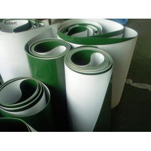 China Green Color PVC Conveyor Belt  For Electronics Transmission High Tensile Strength supplier