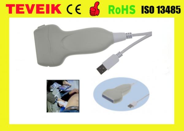 USB Linear Probe Type Medical Ultrasonic Transducer USB Convex Probe For Smart