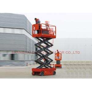 China Self Propelled 14M Height Hydraulic Scissor Lifts Auto Parking Lift supplier