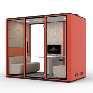 Acoustic Silent Office Privacy Pods Convertible Office Telephone Booth