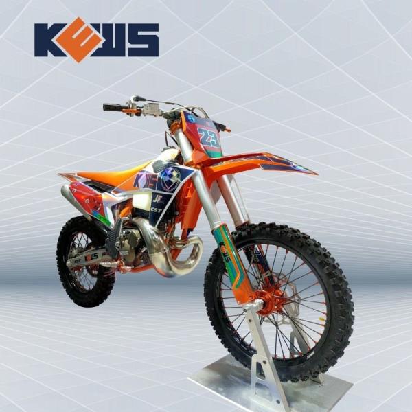 Carburador alimentado con 250 cc Motocross de 2 tiempos refrigerado con agua con encendido CDI y calcomanías opcionales