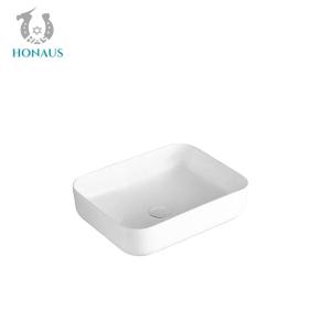 Bathroom Ceramic Countertop Wash Basin Sanitary Ware Handmade Vessel Bowl