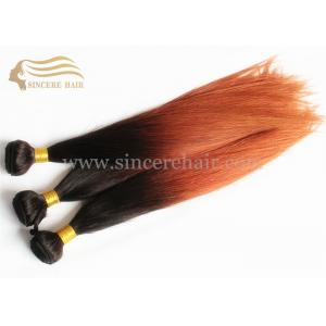 20 Inch Hot Sell Ombre Human Hair Extensions, 50 CM Ombre Remy Human Hair Weft Extensions 100 Gram 3.52 OZ For Sale