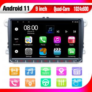 Android 11 VW Android Car Stereo Car Radio Player GPS USB No DVD 2 Din 9 Inch IPS