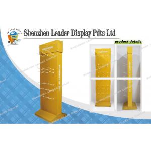China Yellow Print Two Sides Cardboard Hook Display for House Appliance supplier