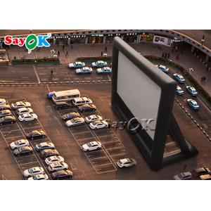 Inflatable Projection Screen Parking Lot Pvc White Inflatable Movie Theater Screen
