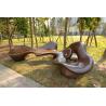 China Decorative Garden Casting Copper Sculpture Color Painted 3.5 Meter Length wholesale