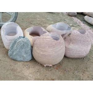 Natural Stone Flower Pot, Natural Stone Plant Pot, Garden Stone, Landscaping Stone, Home Decoration Stone