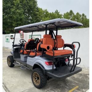 OEM 6 Passenger Electric Golf Cart Keyless Start 10 Inch Display 6 Seater