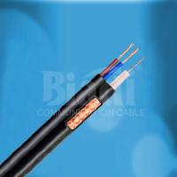 RG6+2C CCTV cable, RG6 CCTV cable with 2core 18/20/24awg power wire Parallel cable