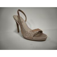 China Stiletto Heel Fashionable high heel Sandals Embellished With Shimmering Rhinestones on sale