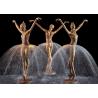 China Outdoor Garden Decoration Bronze Ballerina Water Fountain With Size 180cm Height wholesale