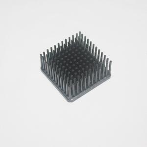 China Square Cold Forged Heat Sink Anodizing Black Color For Video Camera supplier