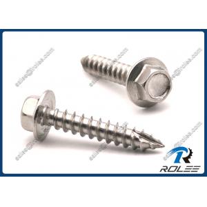 304/316 Stainless Hex Flange Head Self-drilling Roofing Screw, Sheet to Timber