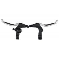 China Twist Shift Alloy Brake Lever , Mountain Bike Components Integraded Bell Design on sale