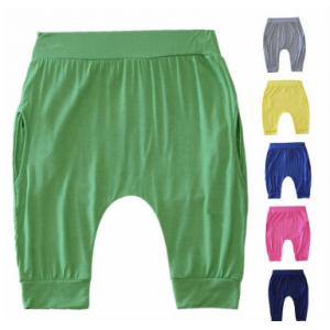 High quality china wholesale cotton unisex colorful harem pants for kids