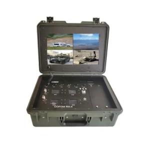 China 4 Channel COFDM Video Receiver with 17in LCD 1TB Storage H.265 Coding and 1080P Resolution for Long-range Wireless Transmission supplier