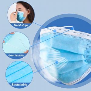 China 3 Ply Earloop Non Woven Medical Surgical Face Mask supplier