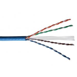 Al-Mylar Shielded Cat6 Lan Cable PE Insulation , Category 6 Network Cable