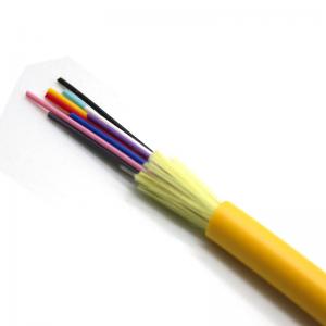 1 2 4 Core Multimode Fiber Optic Cable GJFJV Indoor Tight Buffer Fiber Optic Cable