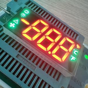 China Red/Pure Green LED Display 7 Segment 17mm common cathode for Digital Refrigeration Systems wholesale