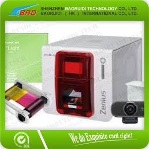 Evolis Zenius + Card Printer for color business card printing machine