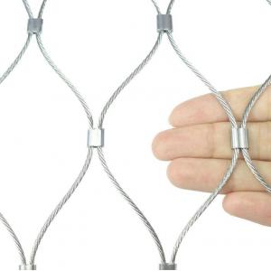 China High Strength Stainless Steel Cable Wire Rope Mesh Net For Aviary Zoo Mesh supplier