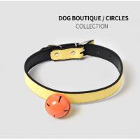 China Soft Adjustable Leather Cat Collar With Bell Metal Buckle on sale