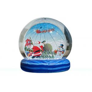 China 0.55mm PVC Inflatable Advertising Signs For Yard / Blow Up Snow Globe supplier