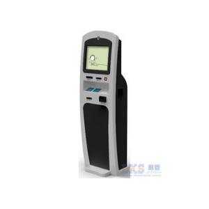 Fingerprint ID Scanner Cash Payment Kiosk With Multi-point Touch Singular Screen