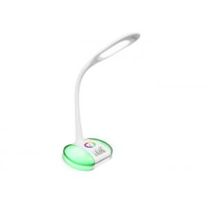 China Eye Care Touch Control Led Desk Reading Lamp , Dimmable Table Lamp With Clock supplier