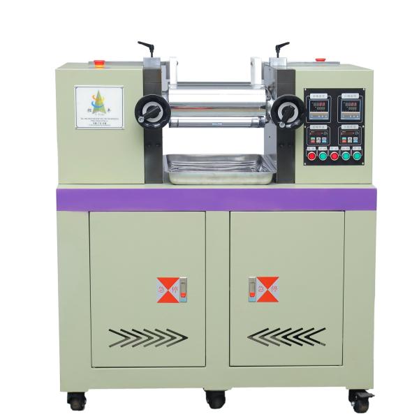 デュアルインバーターオープン型ゴム混練機 6インチ ダブルローラー付き