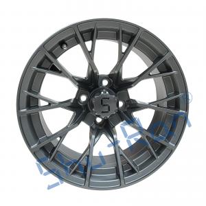 China Shuran New Starshine-419 Gunmetal Aluminum 14 Inch Golf Cart Wheels supplier