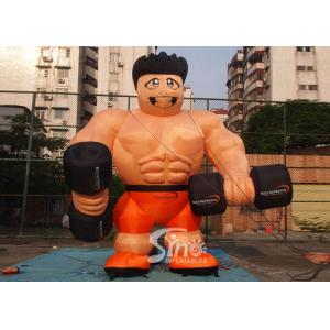 Custom made anytime fitness giant inflatable muscle man for gym outdoor promotion