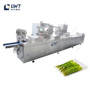 Fruit And Vegetables Bag Packing Line Nitrogen Filling Automatic Vacuum Packing Machine