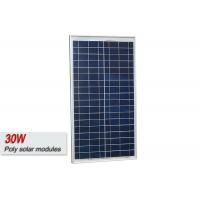 High Efficiency 30 Watt Poly Solar Panel , Polycrystalline PV Solar Panel 