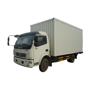 3 Ton Dongfeng Light Duty Cargo Vans , Small 95km/h Steel Box Truck