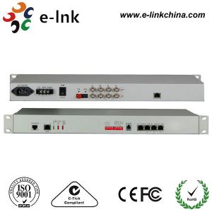 4E1 1FE EOW Console NMS HDMI Extender Over Fiber Polarity Free