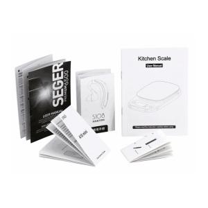 80g Fold Catalogue Guide , 105gsm Pantone Product Instruction Manual