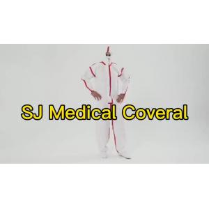 S&J Disposable medical workwear disposable coveralls with pockets