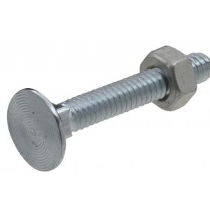 China Zinc Grade 8.8 Threaded Stud Bolts SGS Flat Stainless Steel Carriage Bolts supplier