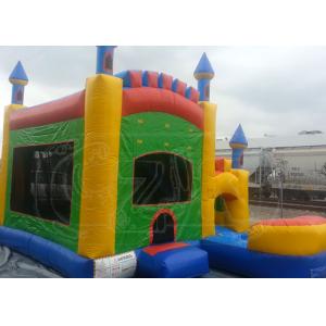Safety Inflatable Jumping Castle / Magic Castle Bounce House 0.55mm PVC