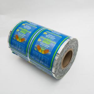 PET PE Lidding 340mm Evoh Food Packaging Film Printed Colors For Plastic Tray Lock Seal