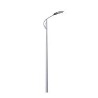 China Galvanized Steel Street Light Pole Single Arm Pipe Outdoor Lamp Post on sale