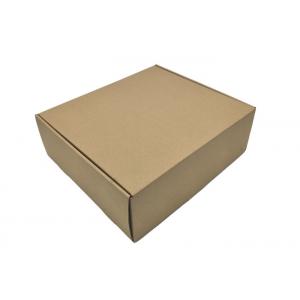 China Brown Kraft Paper Packaging With Tray , Corrugated Cardboard Boxes supplier