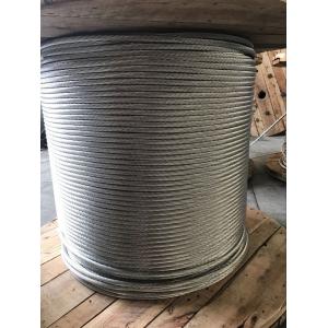 China ASTM Metal Galvanized Steel Rope , Galvanized Aircraft Cable RHOL / LHOL Lay Direction wholesale