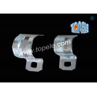 China 1/2 - 4 Inch ,  IMC Conduit And Fittings  Zinc Plated Steel conduit strap  / One Hole Conduit Pipe Clamp on sale